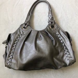 Silver Hobo Bag